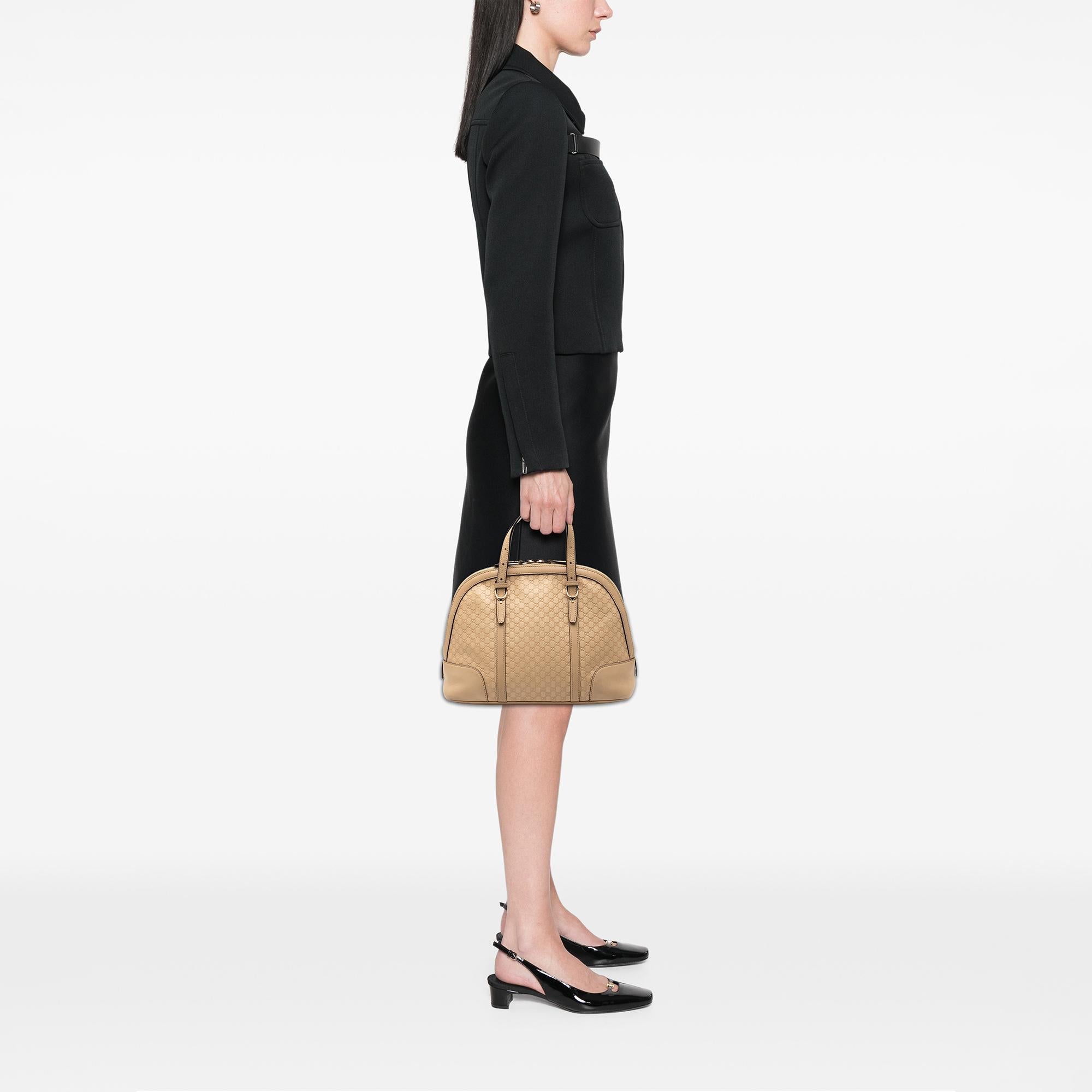 Gucci Small Microguccissima Nice Dome Satchel