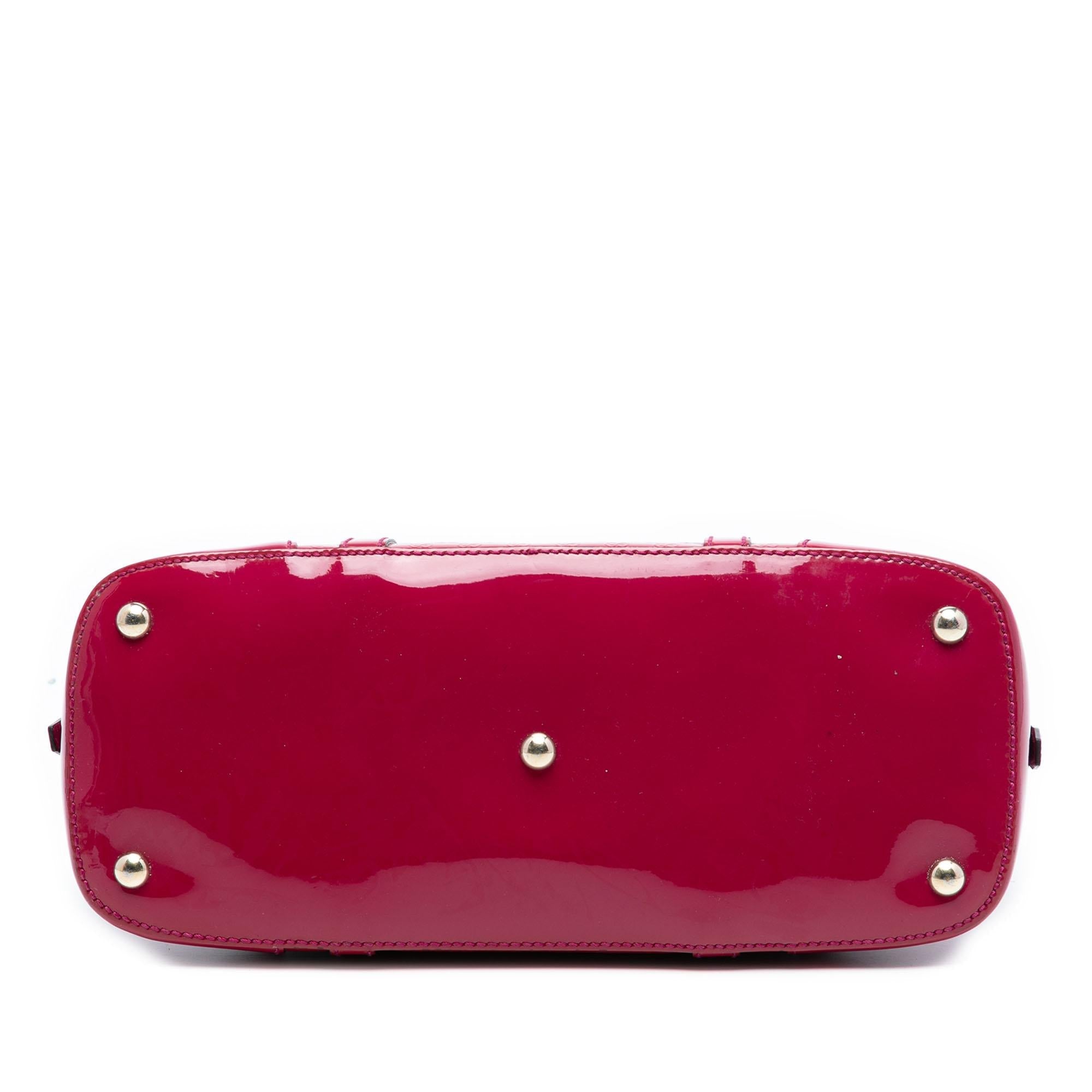 Gucci Small Microguccissima Patent Nice Dome Satchel