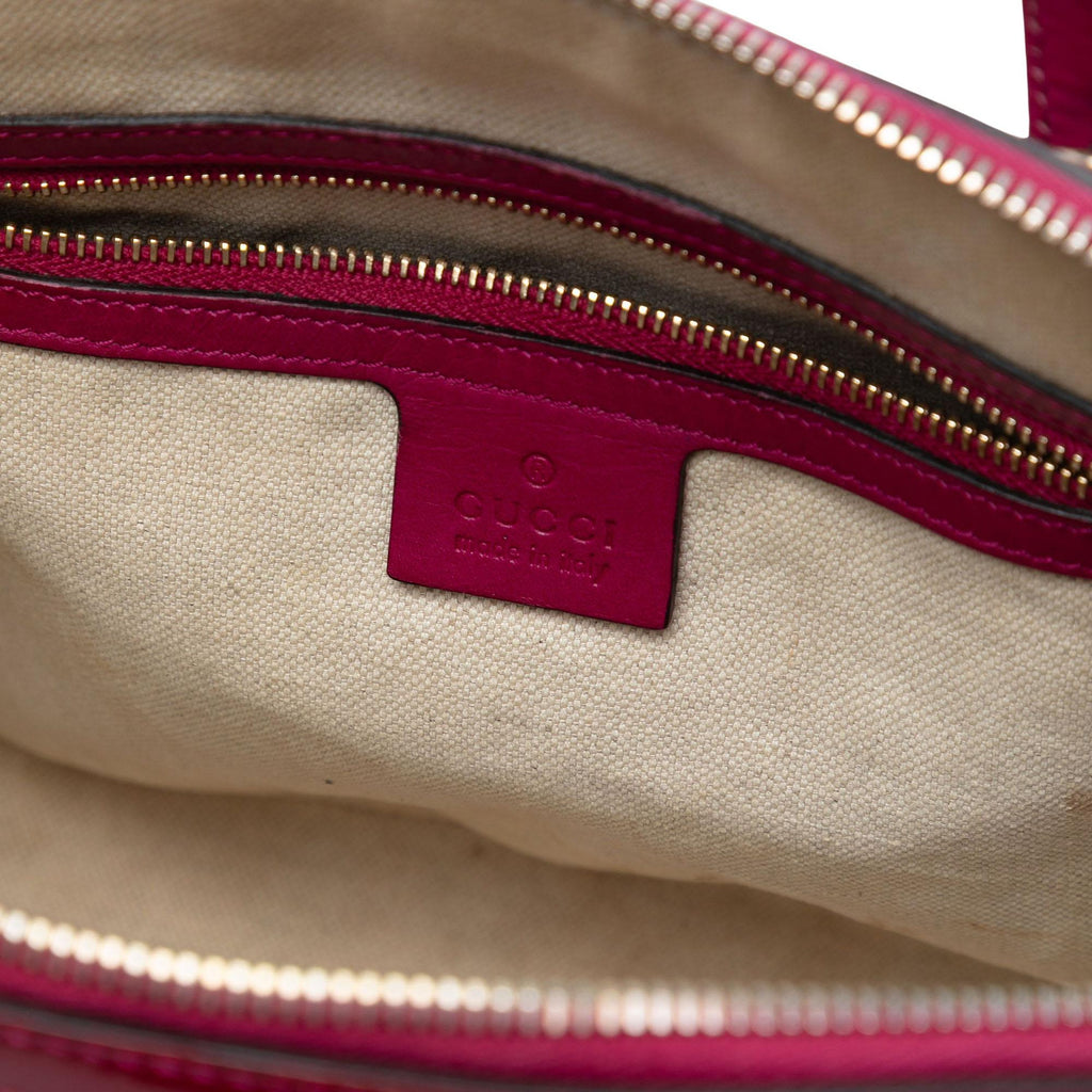 Gucci Small Microguccissima Patent Nice Dome Satchel