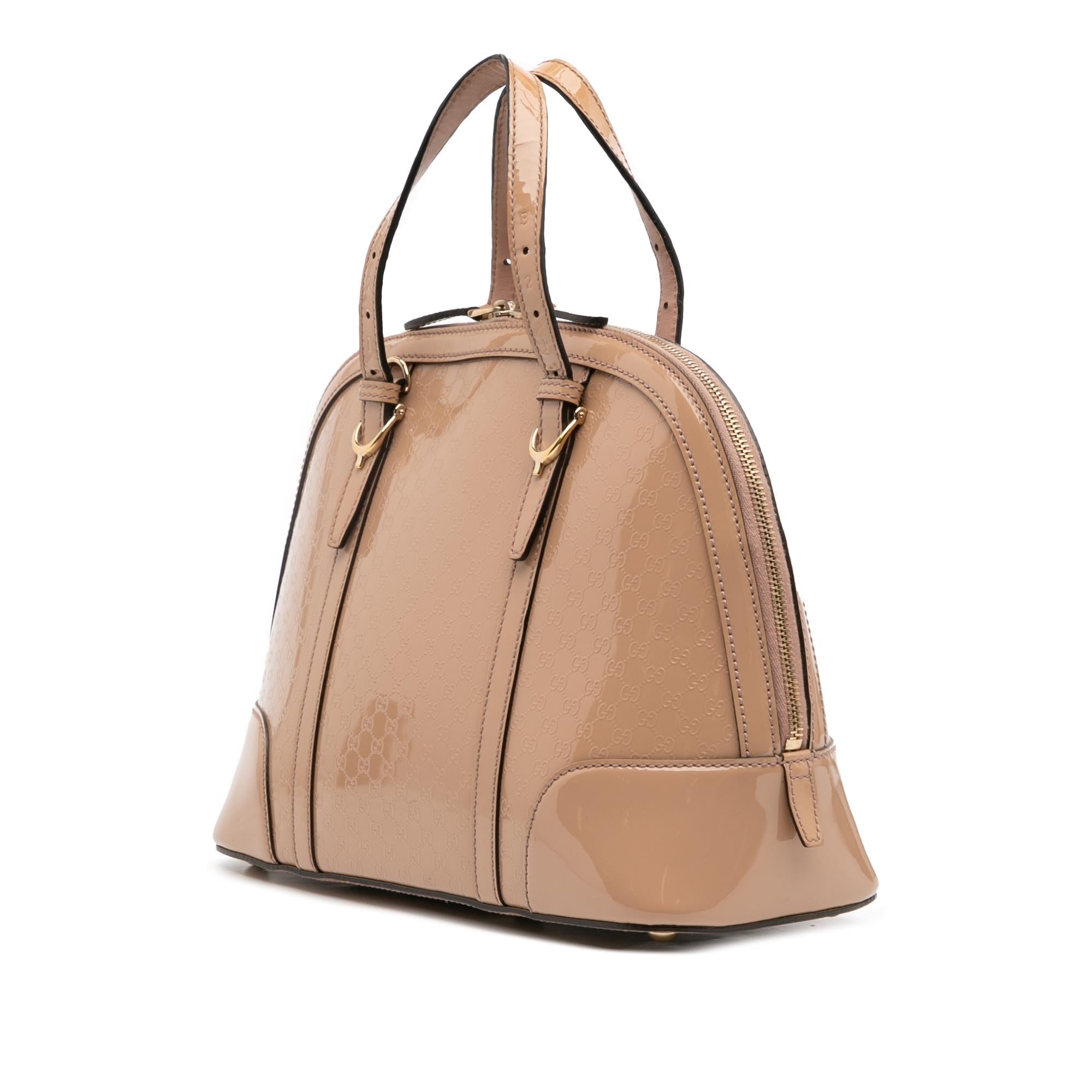 Gucci Small Microguccissima Patent Nice Satchel