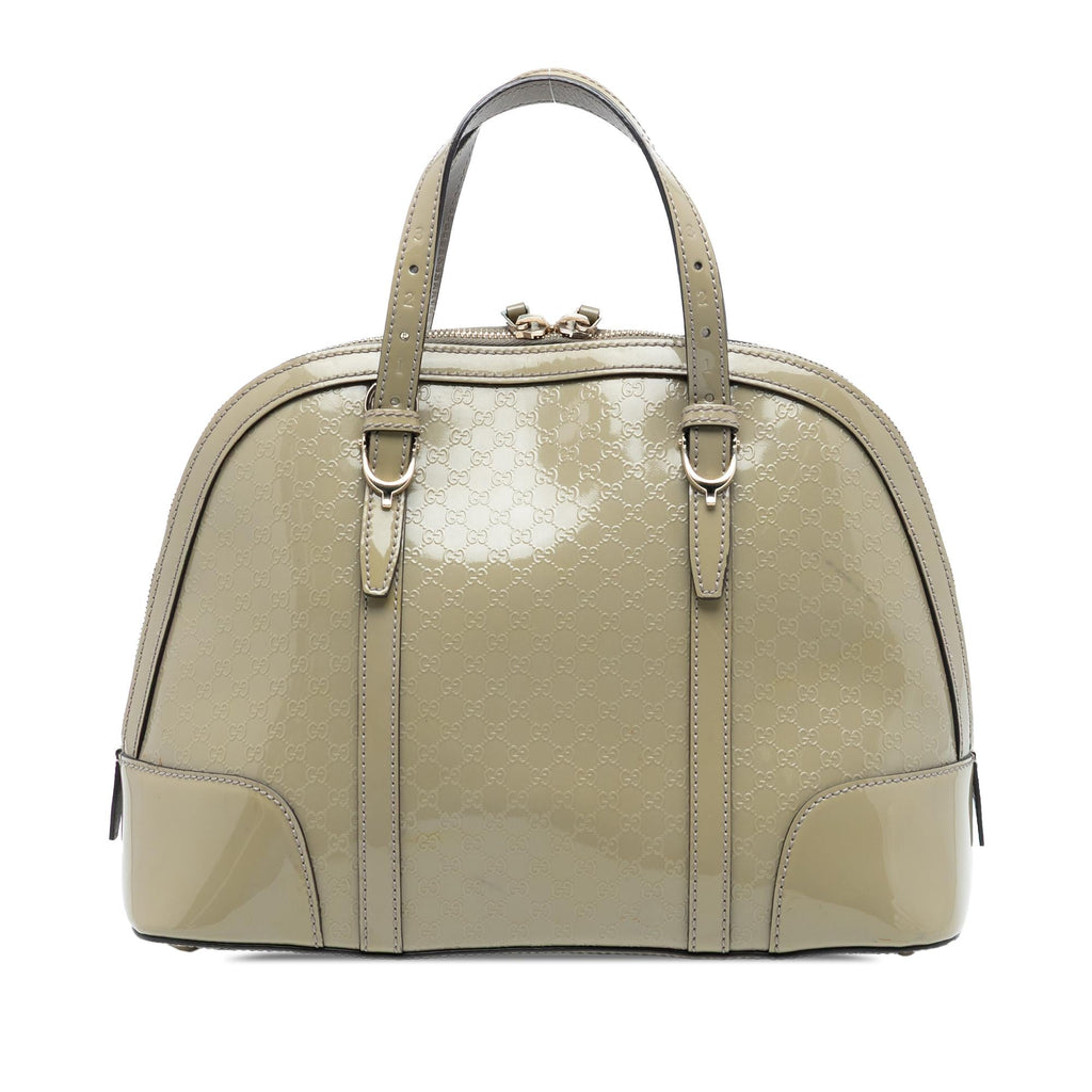 Gucci Small Microguccissima Patent Nice Satchel