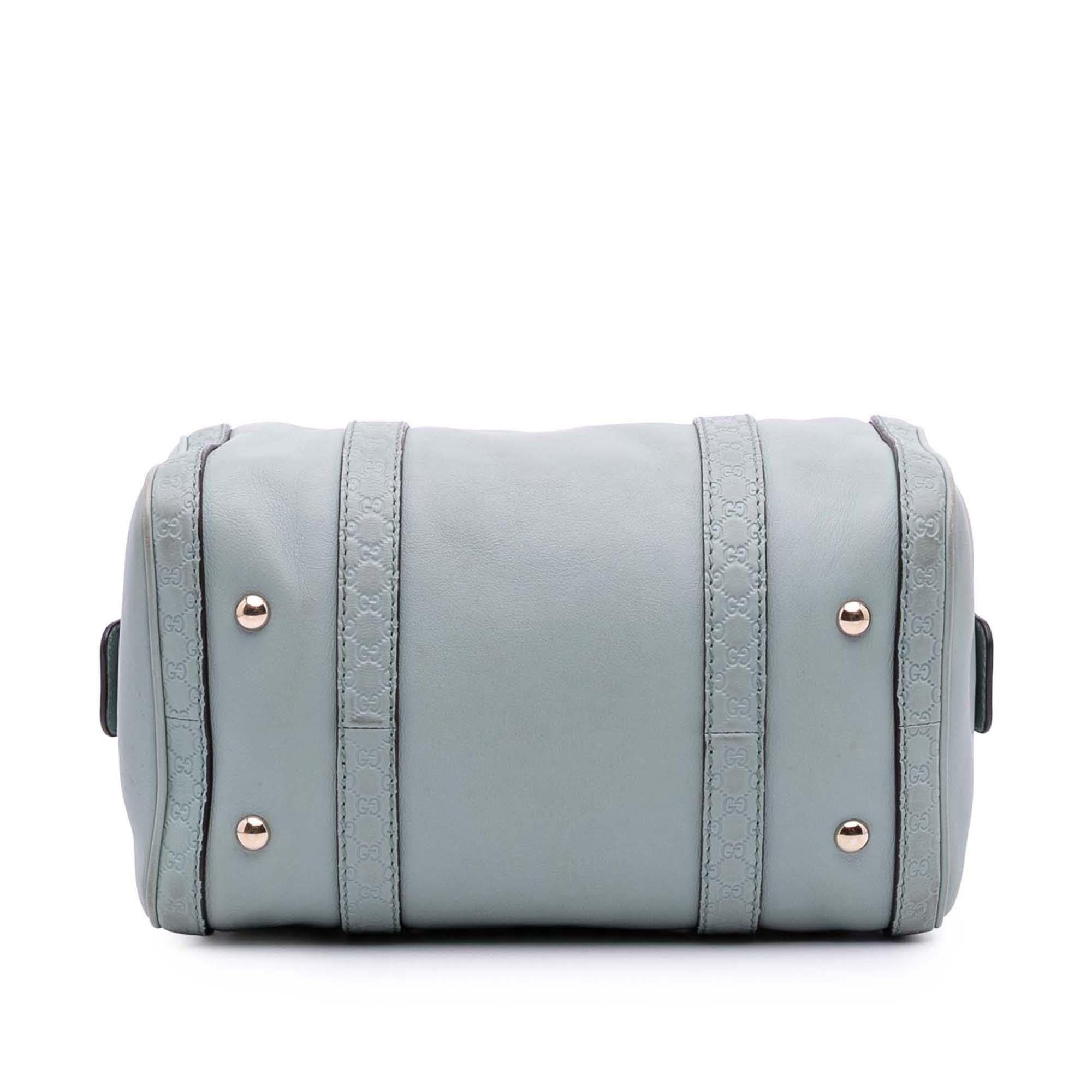 Gucci Small Microguccissima Trimmed Leather Joy Boston Bag