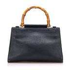Gucci Small Nymphaea Bamboo Satchel (SHG-36983)