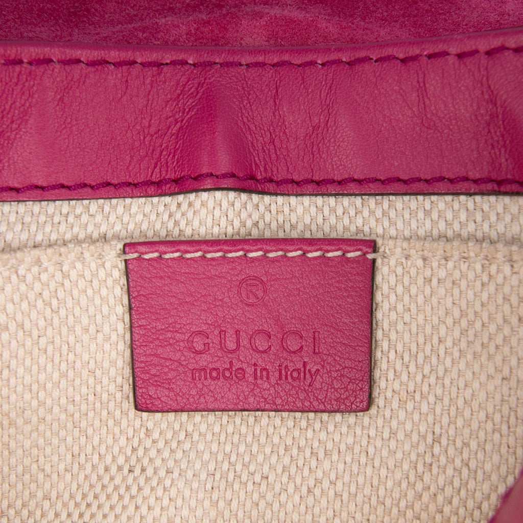 Gucci Small Patent Soho Chain Flap Crossbody