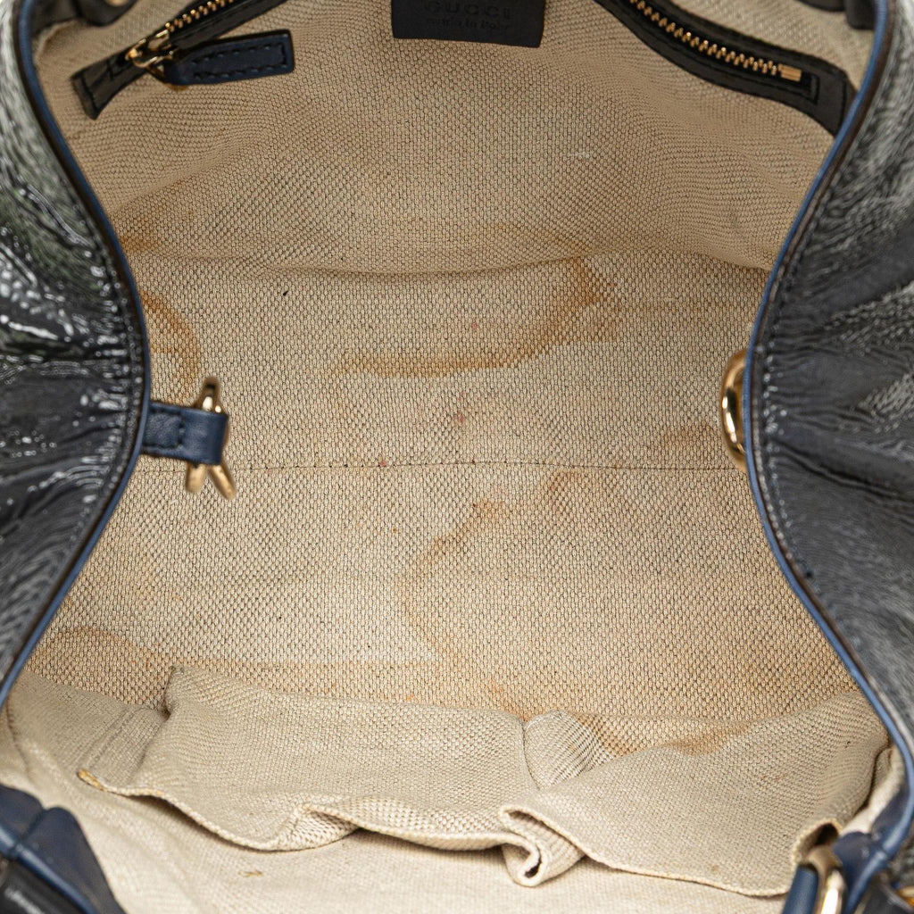 Gucci Small Patent Soho Satchel