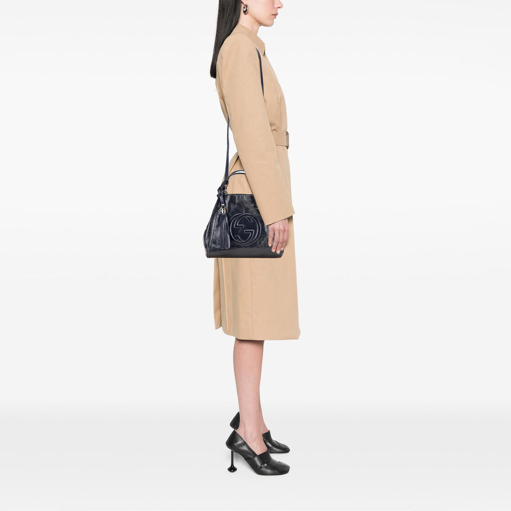Gucci Small Patent Soho Satchel