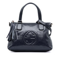 Gucci Small Patent Soho Working Satchel (SHG-xMBICY)
