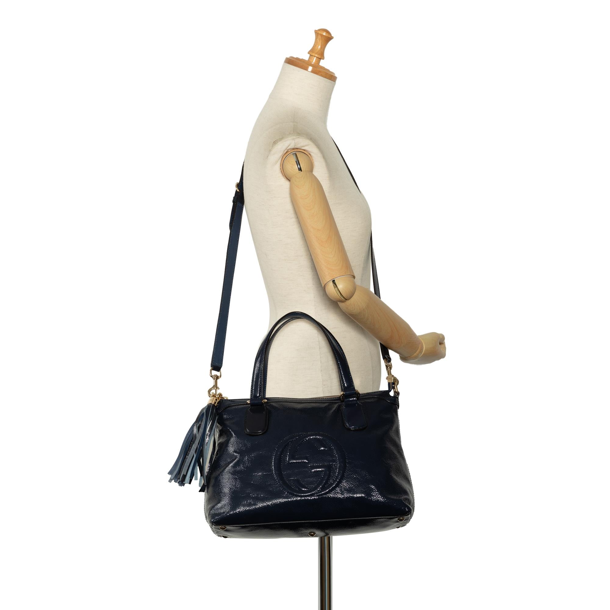 Gucci Small Patent Soho Working Satchel (SHG-cuXTJk)
