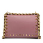 Gucci Small Pearl Studded Padlock Crossbody (SHG-9EXoma)