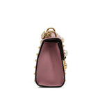 Gucci Small Pearl Studded Padlock Crossbody (SHG-9EXoma)