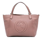 Gucci Small Pebbled Leather Soho Cellarius Satchel