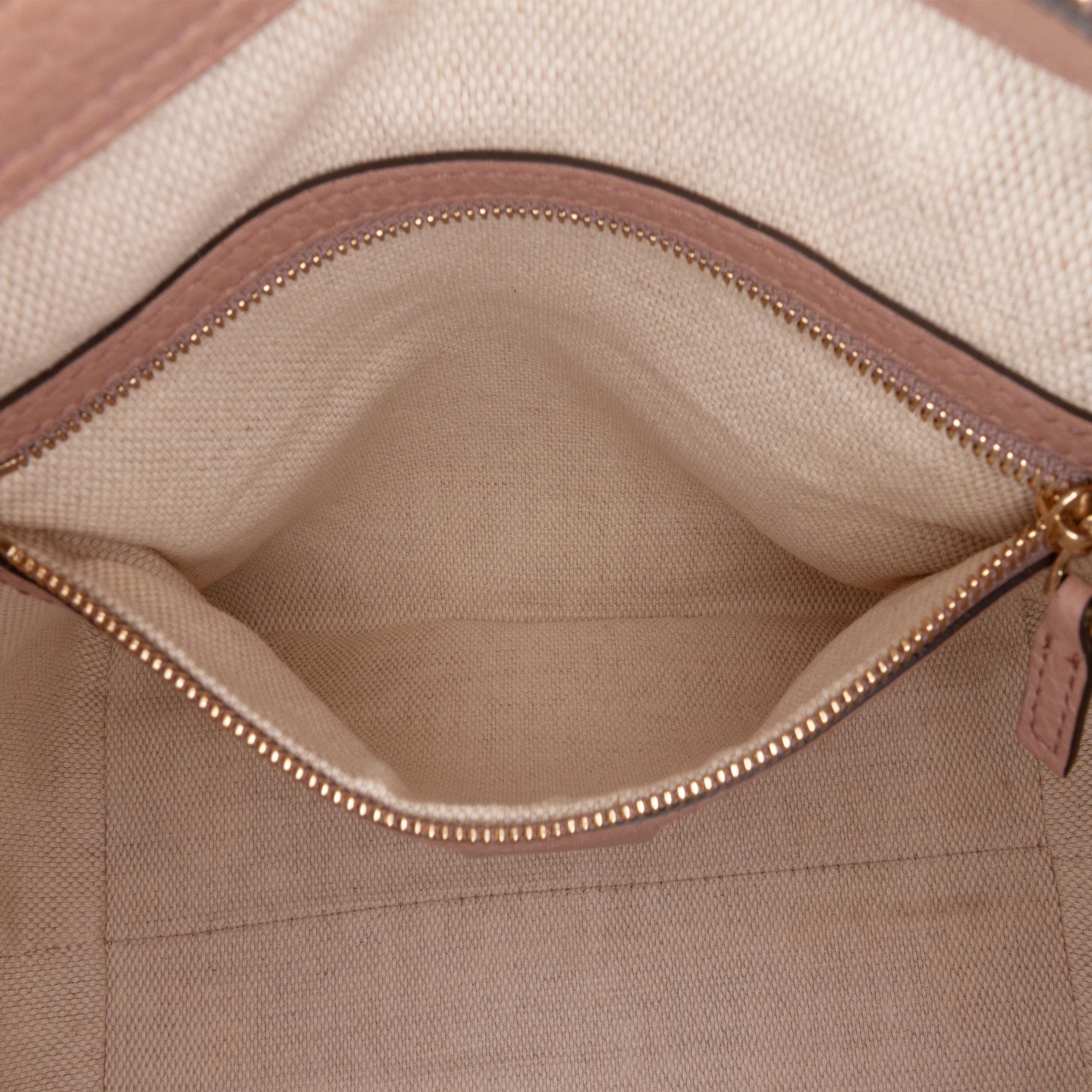 Gucci Small Pebbled Leather Soho Cellarius Satchel