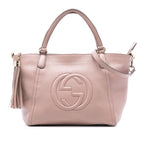 Gucci Small Pebbled Leather Soho Cellarius Satchel