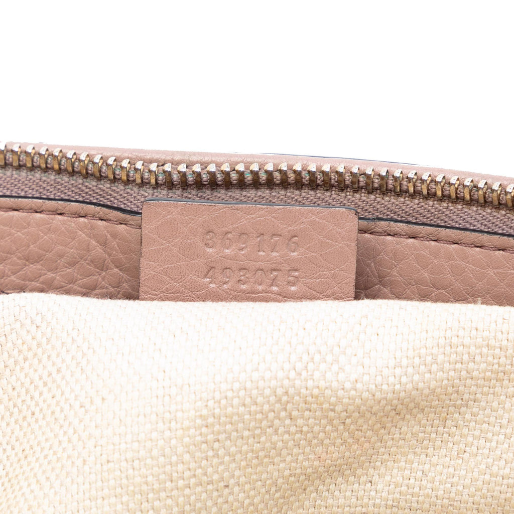 Gucci Small Pebbled Leather Soho Cellarius Satchel