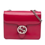 Gucci Small Polished Calfskin Interlocking G Dollar Crossbody
