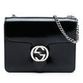 Gucci Small Polished Calfskin Interlocking G Dollar Crossbody