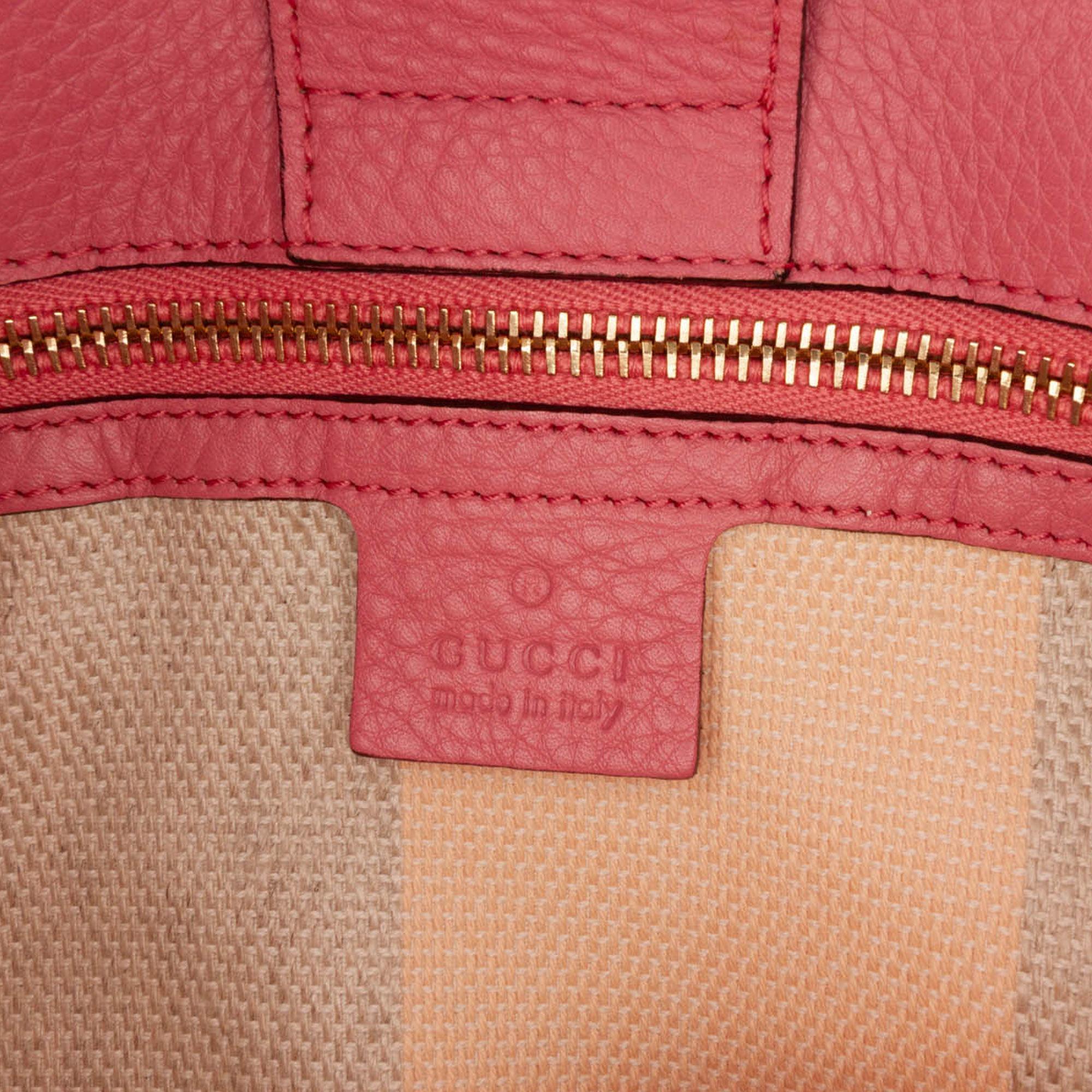 Gucci Small Raffia Bamboo Shopper Satchel