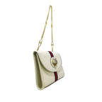 Gucci Small Rajah Web Chain Satchel (SHG-9eTmkE)