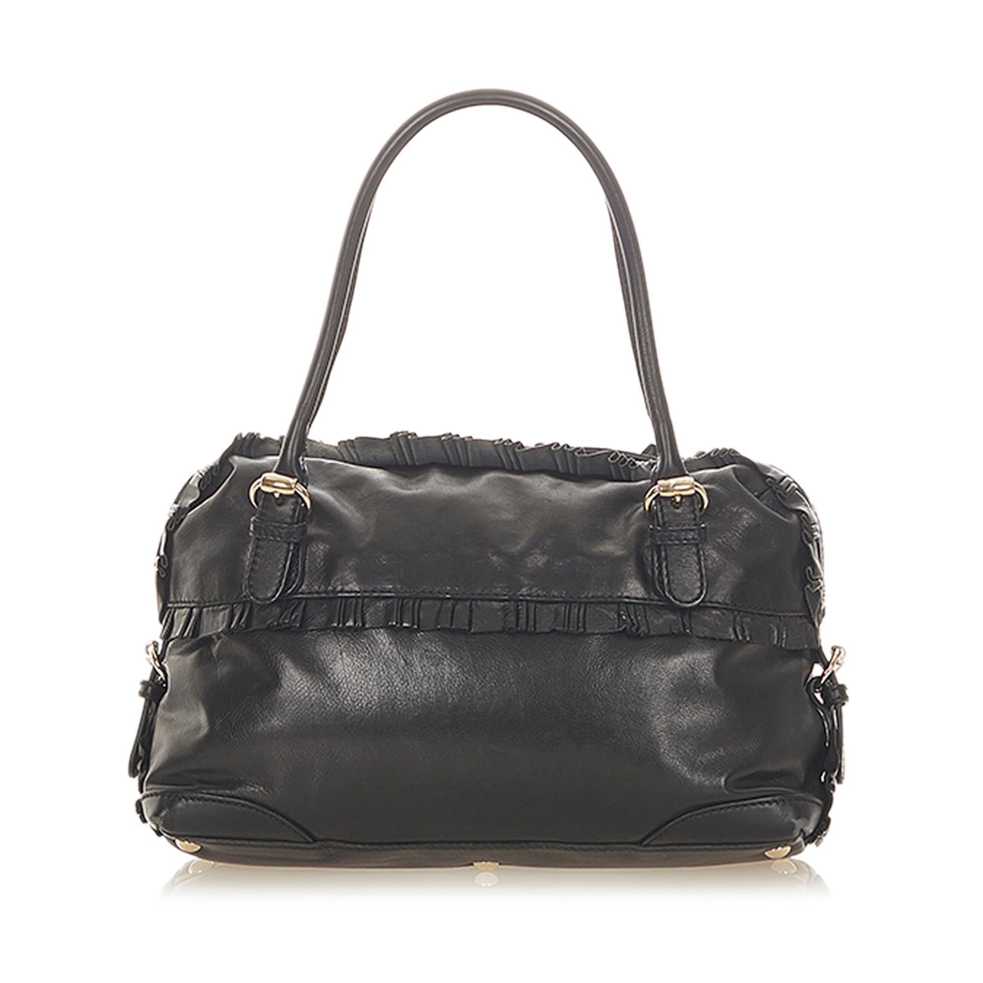 Gucci Small Sabrina Leather Handbag (SHG-20215)