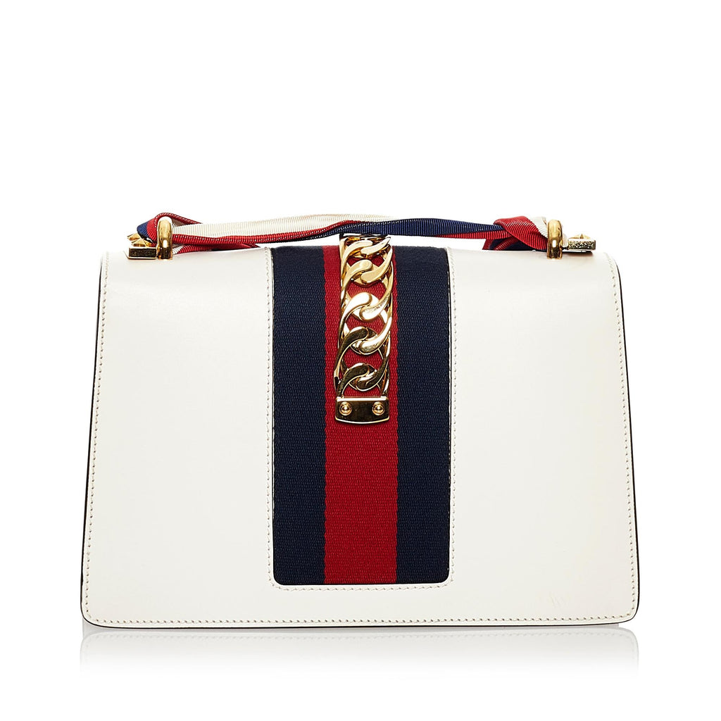 Gucci Small Sylvie Leather Shoulder Bag (SHG-31073)