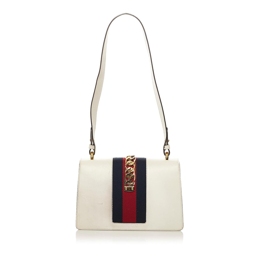 Gucci Small Sylvie Leather Shoulder Bag (SHG-34268)