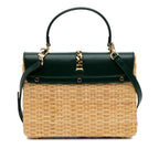 Gucci Small Sylvie Wicker Satchel (SHG-Wpjdzr)