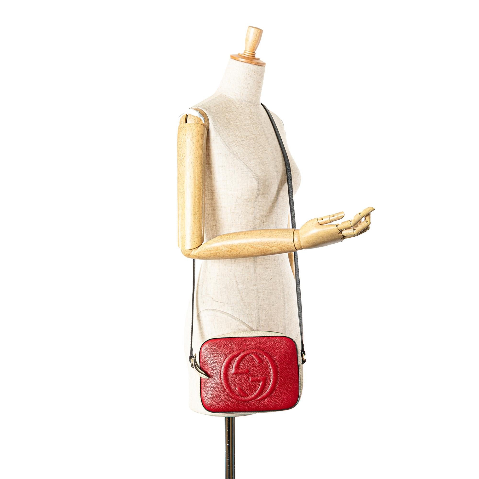 Gucci Small Tricolor Leather Soho Disco Crossbody