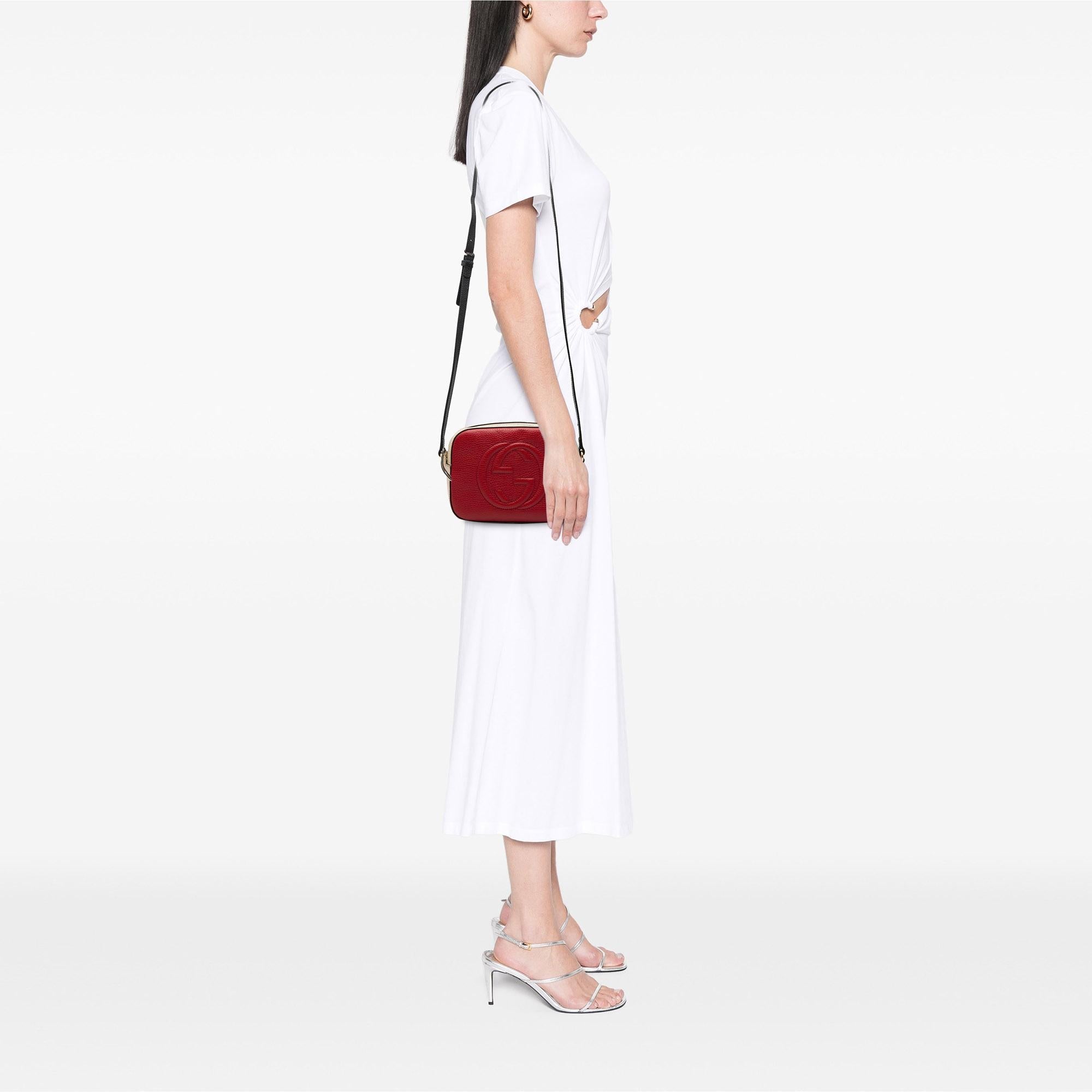 Gucci Small Tricolor Leather Soho Disco Crossbody