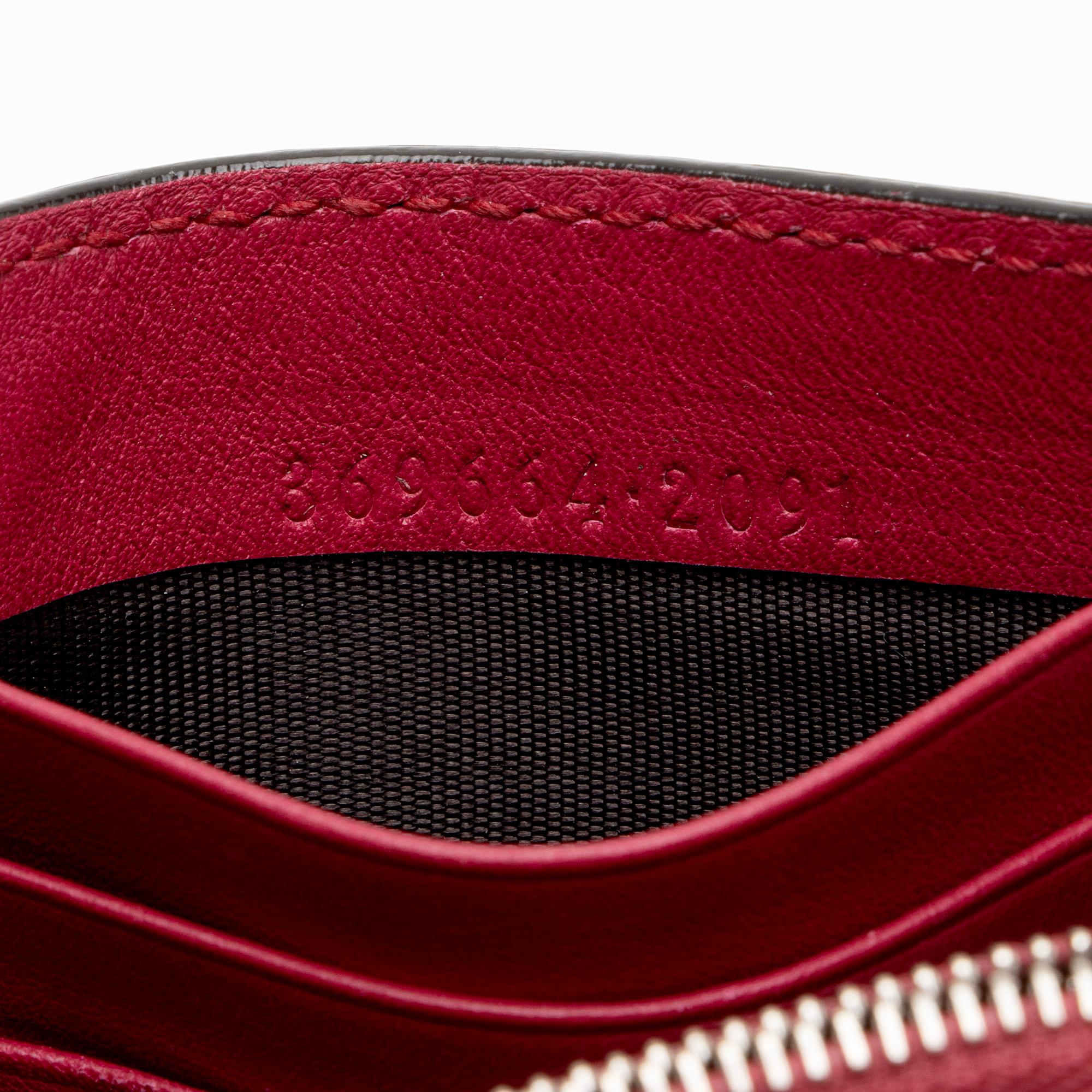 Gucci Smooth Calfskin Interlocking G Wallet on Strap (SHF-poz1cn)