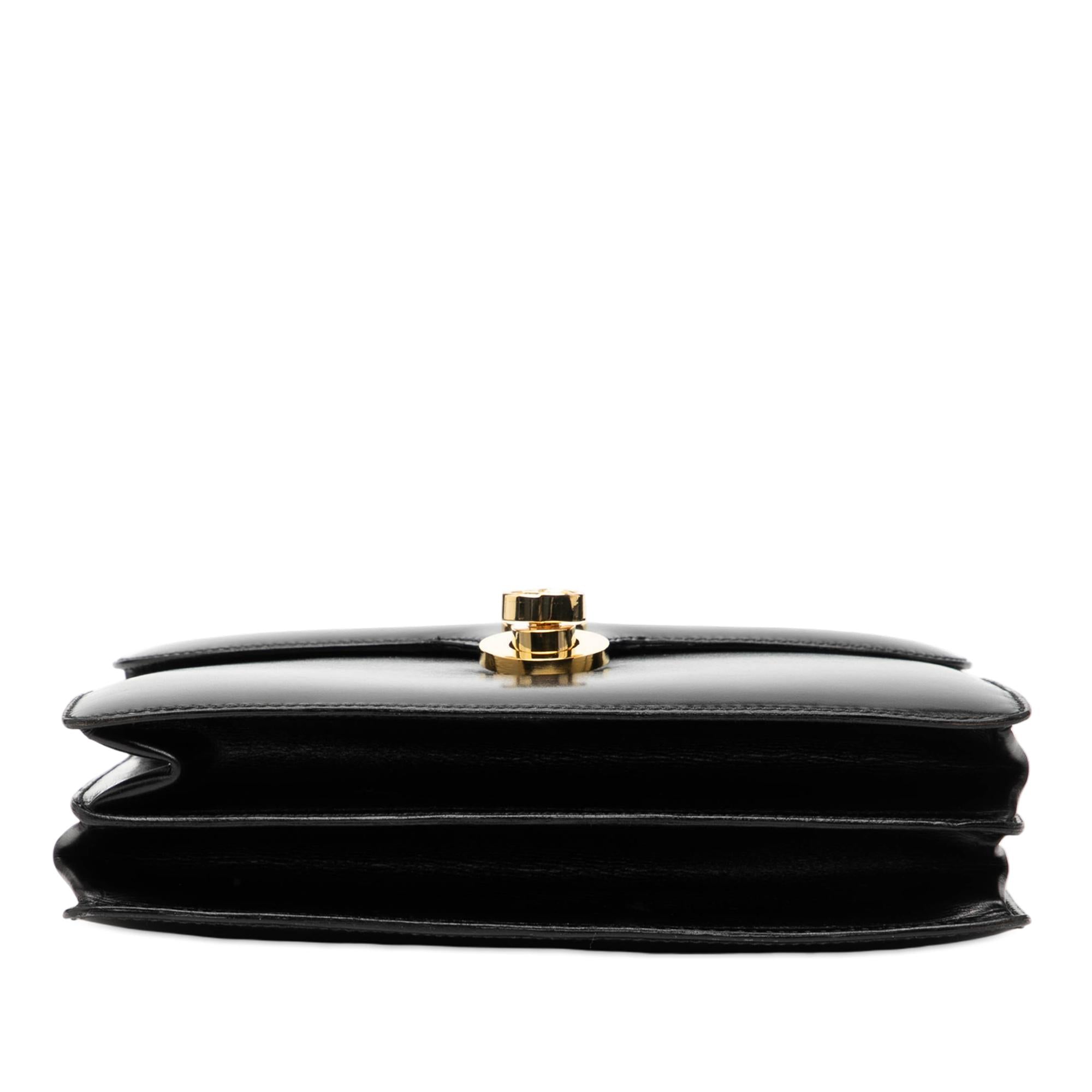 Gucci Smooth Leather Top Handle Bag