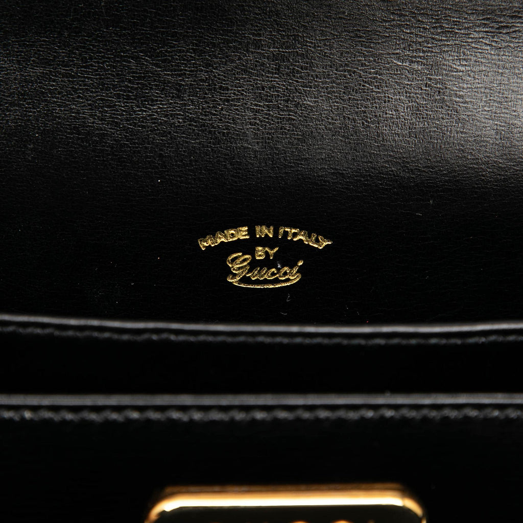 Gucci Smooth Leather Top Handle Bag