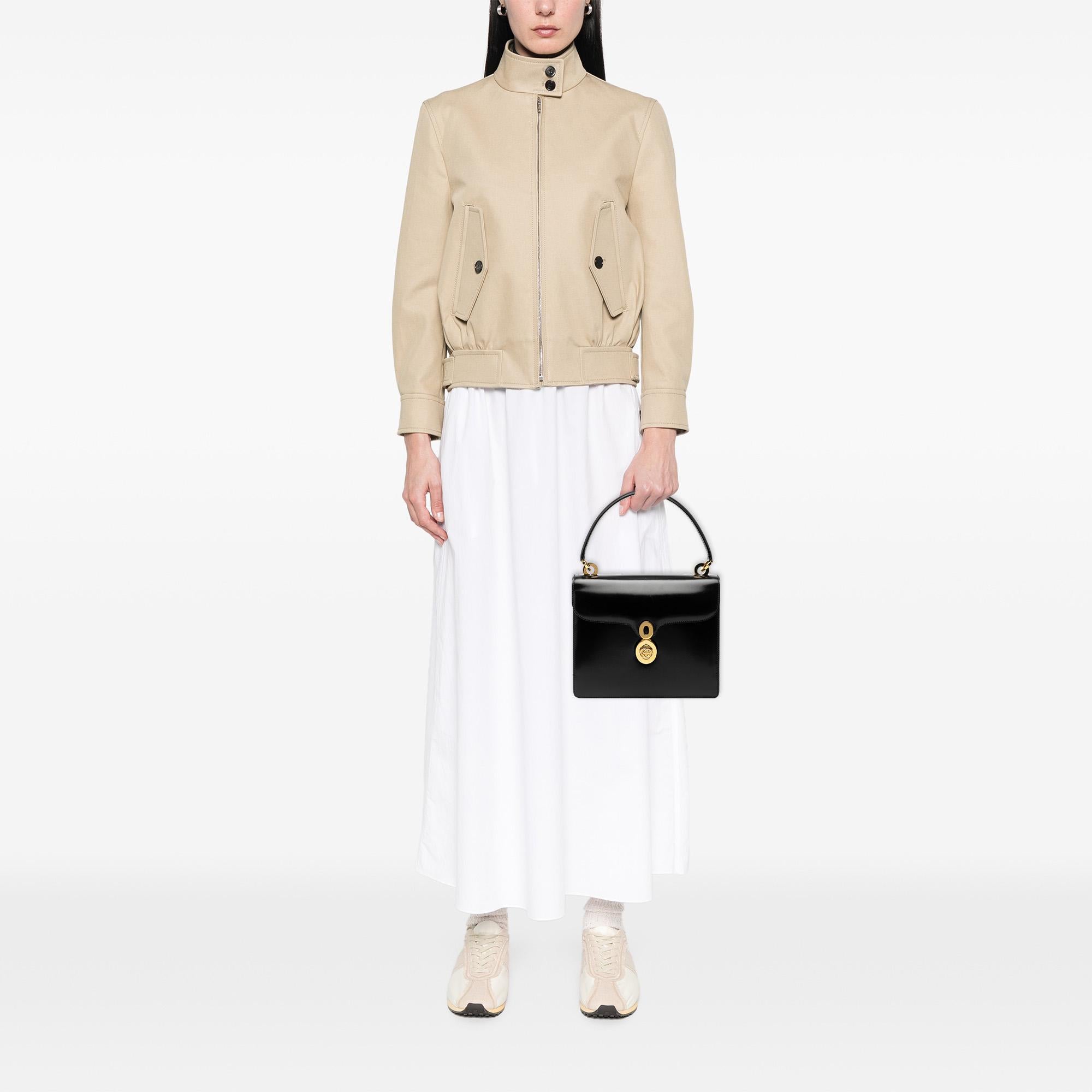 Gucci Smooth Leather Top Handle Bag