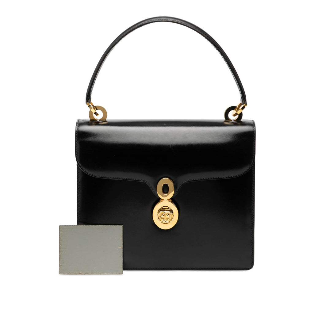 Gucci Smooth Leather Top Handle Bag