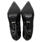 Gucci Snake Embossed Leather Lace Pumps - Size 7.5 / 37.5