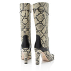 Gucci Snakeskin Leather Boots - Size 9.5 / 39.5