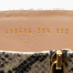 Gucci Snakeskin Leather Boots - Size 9.5 / 39.5