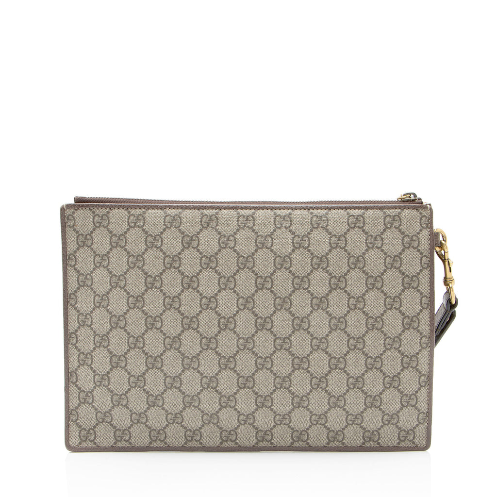 Gucci Soft GG Supreme Gucci Courrier Messenger Clutch