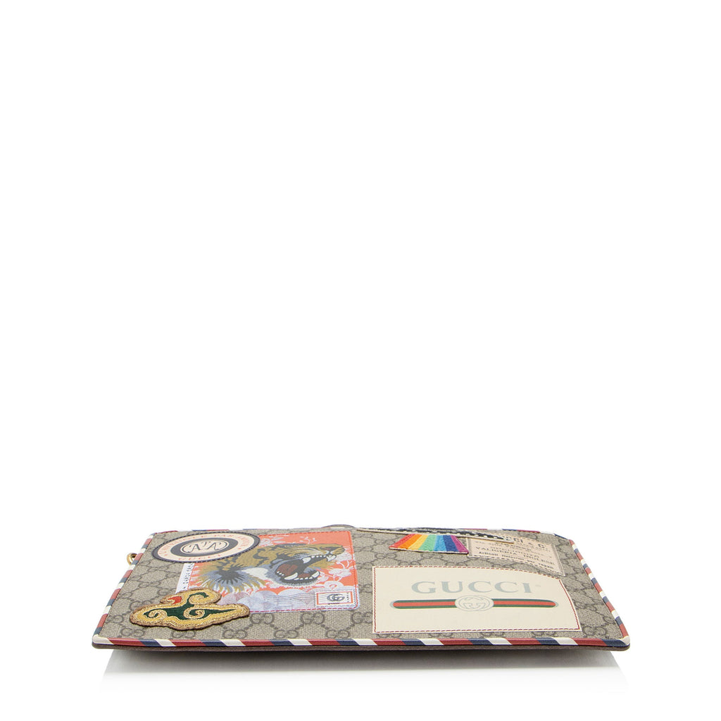 Gucci Soft GG Supreme Gucci Courrier Messenger Clutch