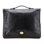 Gucci Soft Leather Interlocking G Portfolio Business Bag