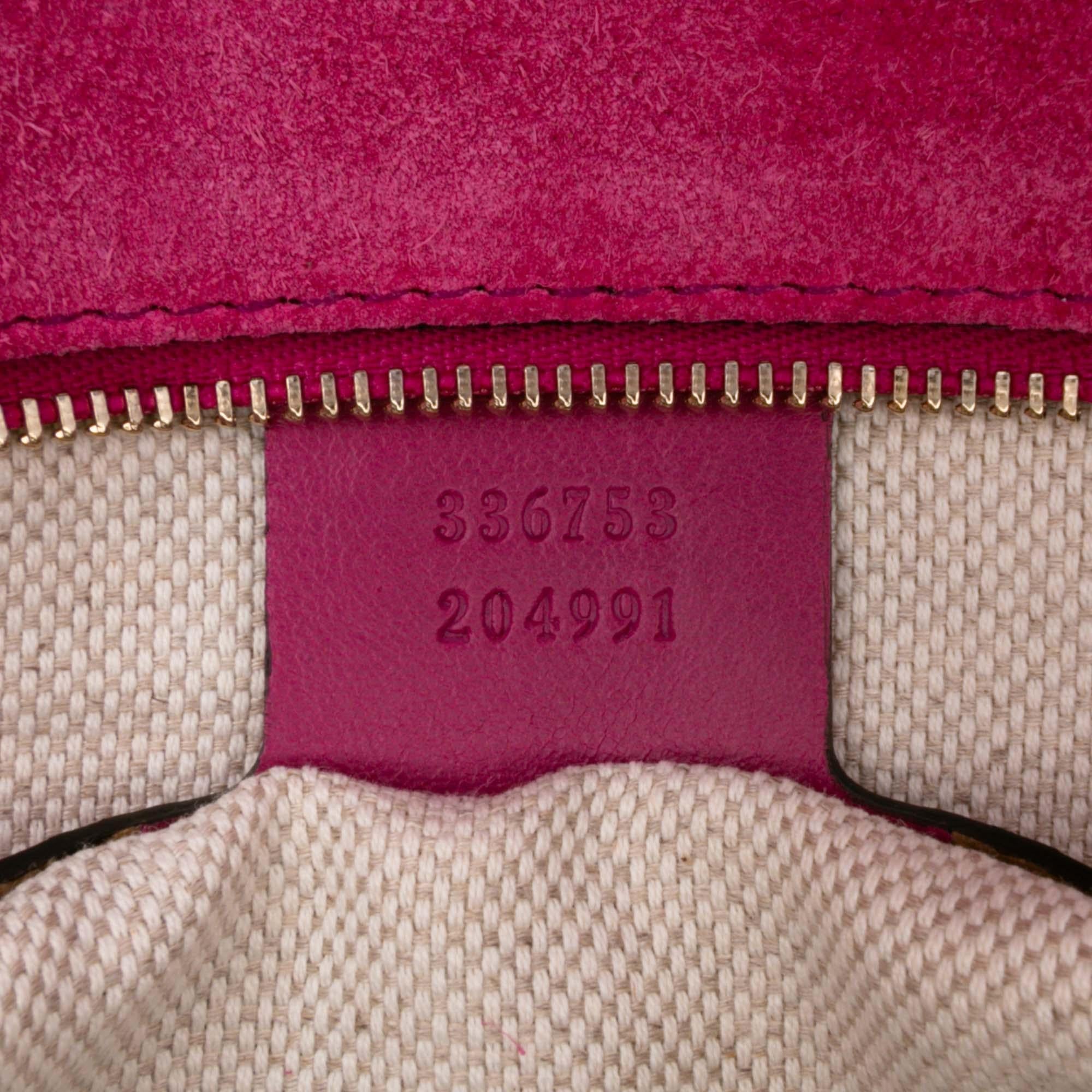 Gucci Soft Patent Soho Disco Clutch