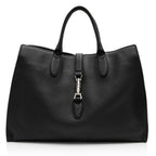 Gucci Soft Pebbled Leather Jackie Medium Tote - FINAL SALE (SHF-8Qshpx)