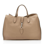 Gucci Soft Pebbled Leather Jackie Medium Tote