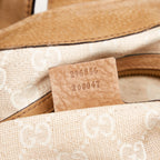 Gucci Soft Stirrup Nubuck Leather Shoulder Bag (SHG-30343)