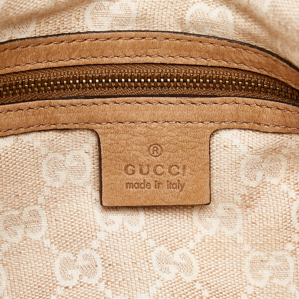 Gucci Soft Stirrup Nubuck Leather Shoulder Bag (SHG-30343)