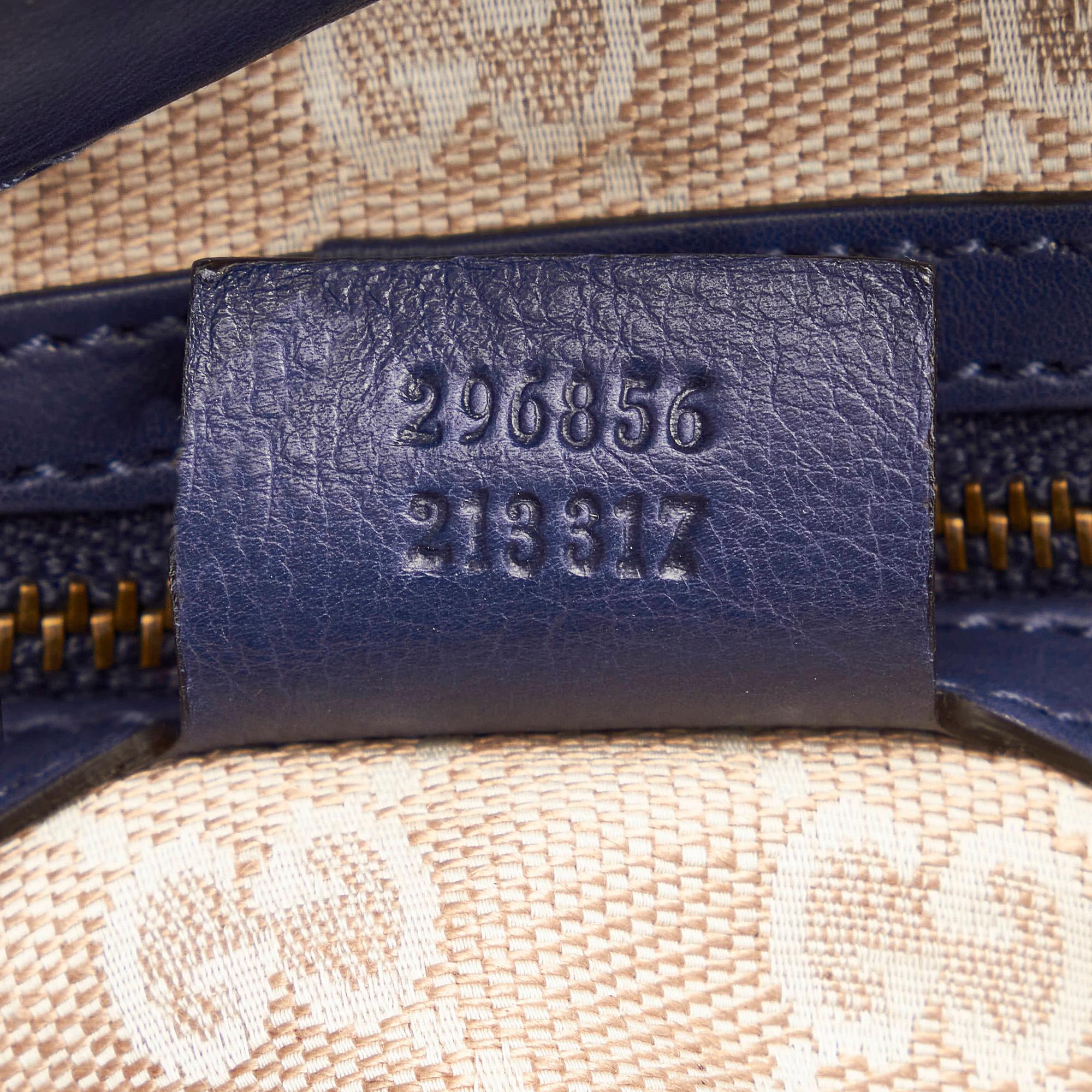 Gucci Soft Stirrup Nubuck Leather Tote Bag (SHG-30728)