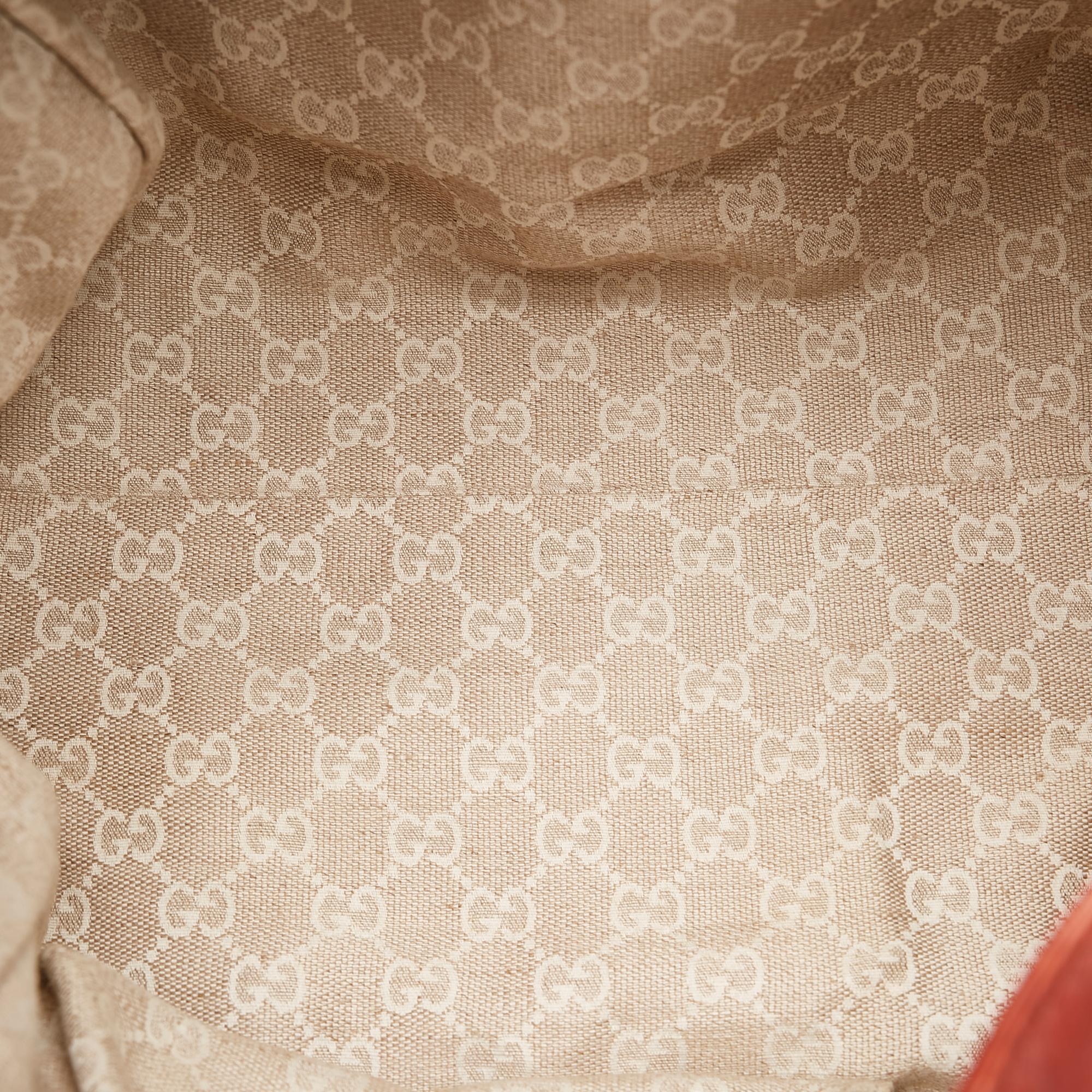 Gucci Soft Stirrup Nubuck Leather Tote Bag (SHG-33805)