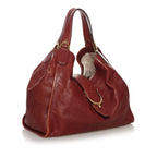 Gucci Soft Stirrup Nubuck Leather Tote Bag (SHG-33805)