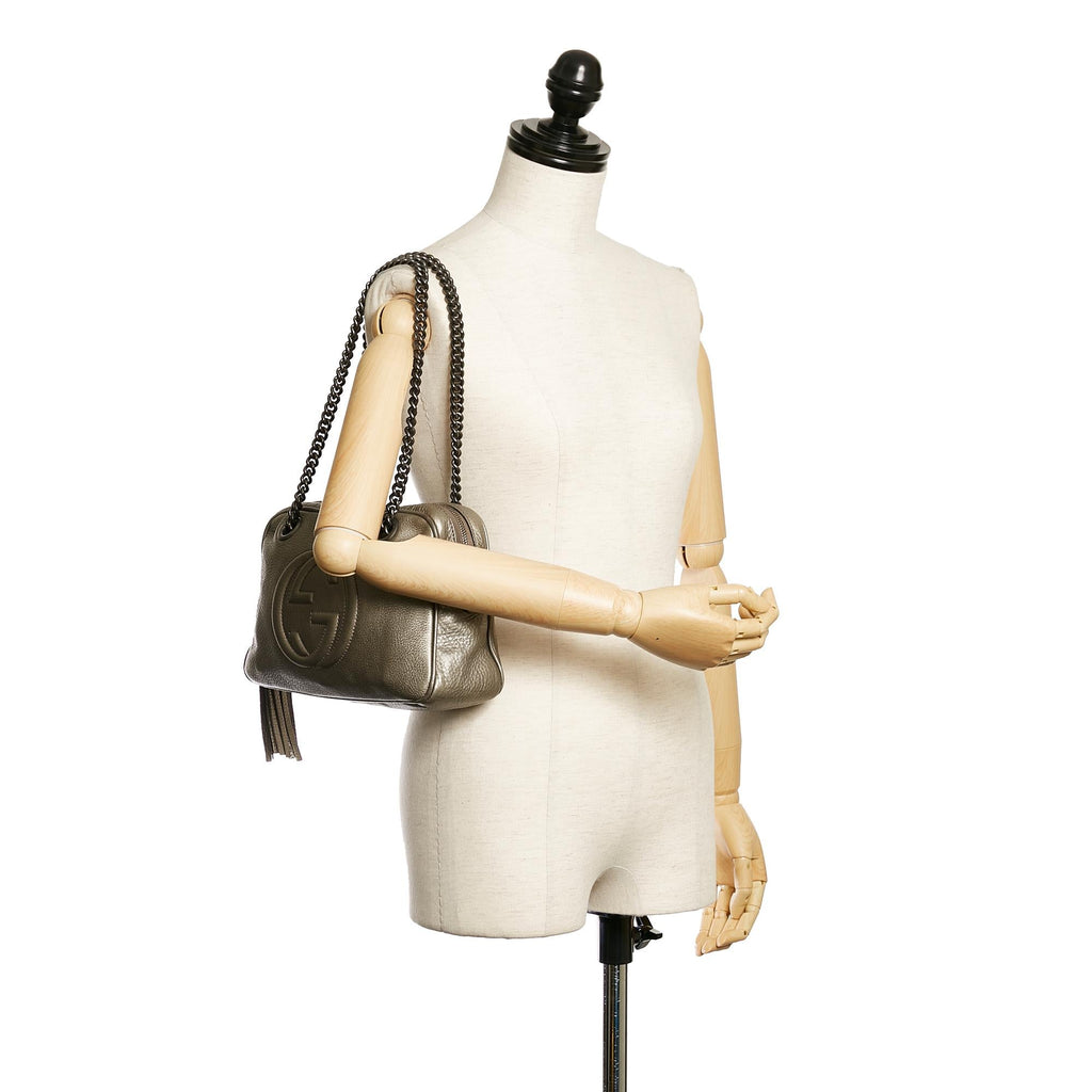 Gucci Soho Chain Leather Shoulder Bag (SHG-29751)