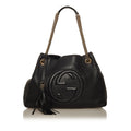 Gucci Soho Chain Leather Tote Bag (SHG-29321)