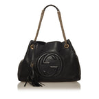 Gucci Soho Chain Leather Tote Bag (SHG-29321)